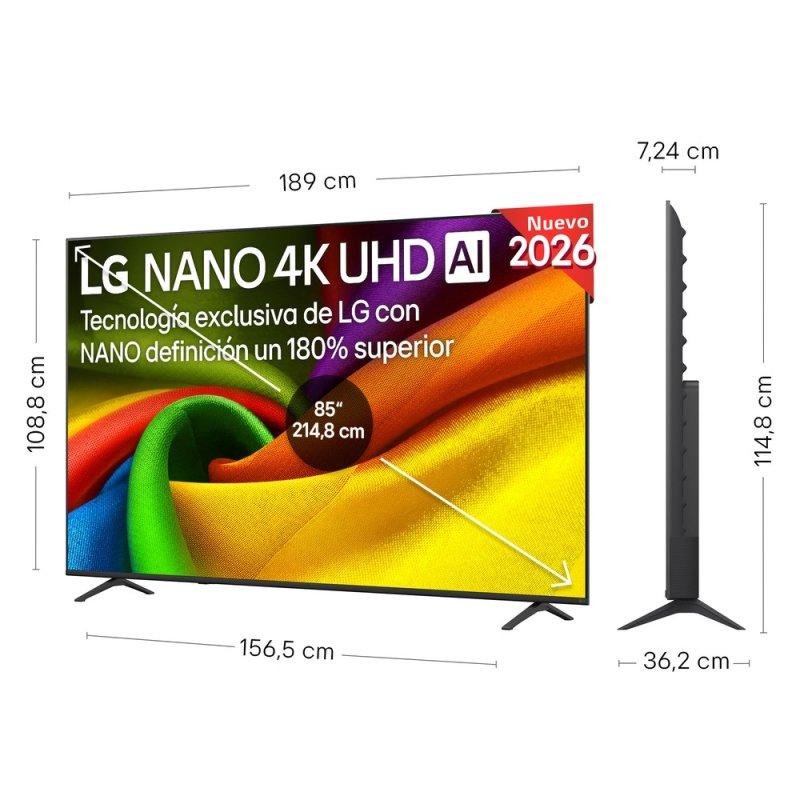 Detalle de TV LG NanoCell 85NU900B6LA 85" 4K UHD: cine en casa con webOS
