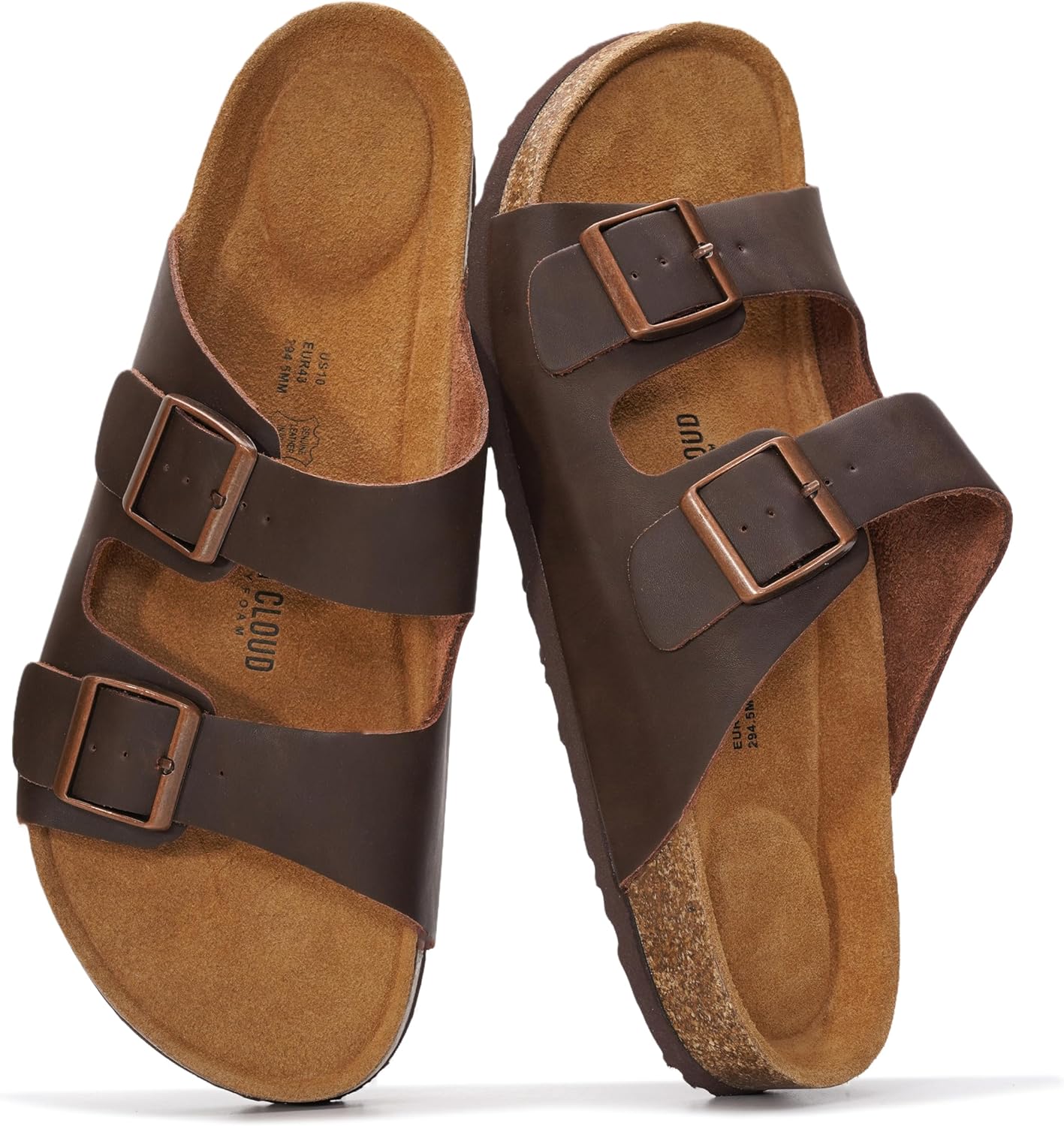 Thumbnail 6 de Project Cloud Heritage Sandal: 100% Genuine Leather Mens Sandals with Memory Foam Insole