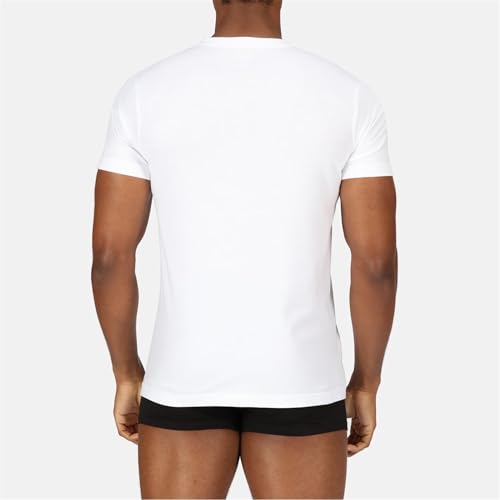 Detalle de DKNY Giants 3-Pack T-Shirts – Black, White & Grey (Slim Fit)