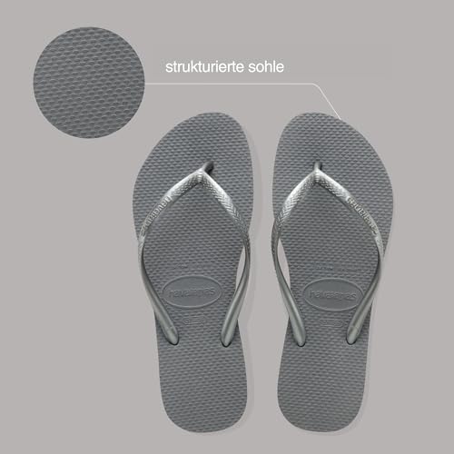 Thumbnail 2 de Havaianas Slim Damen Flip-Flop Steel Grey 33 EU