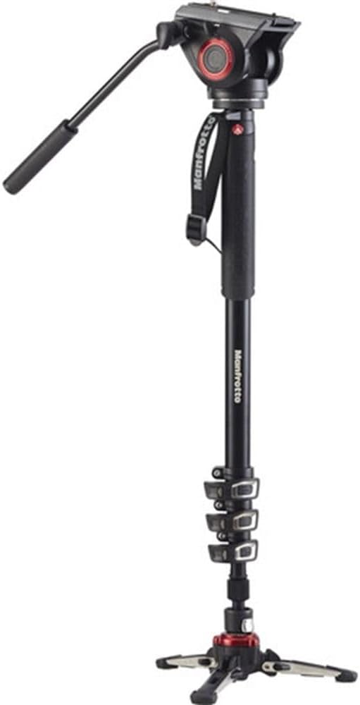 Thumbnail 3 de Manfrotto XPRO+ Alu Video-Einbeinstativ mit Fluid-Sockel (4 Segmente) – für ruhige Schwenks & mobiles Filmen