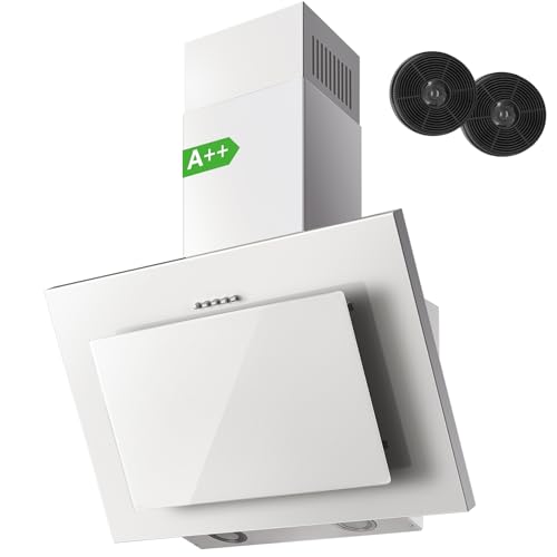 Detalle de Campana extractora TopStrong de 60 cm Clase A++ (350 m³/h) blanca con 3 niveles y LED