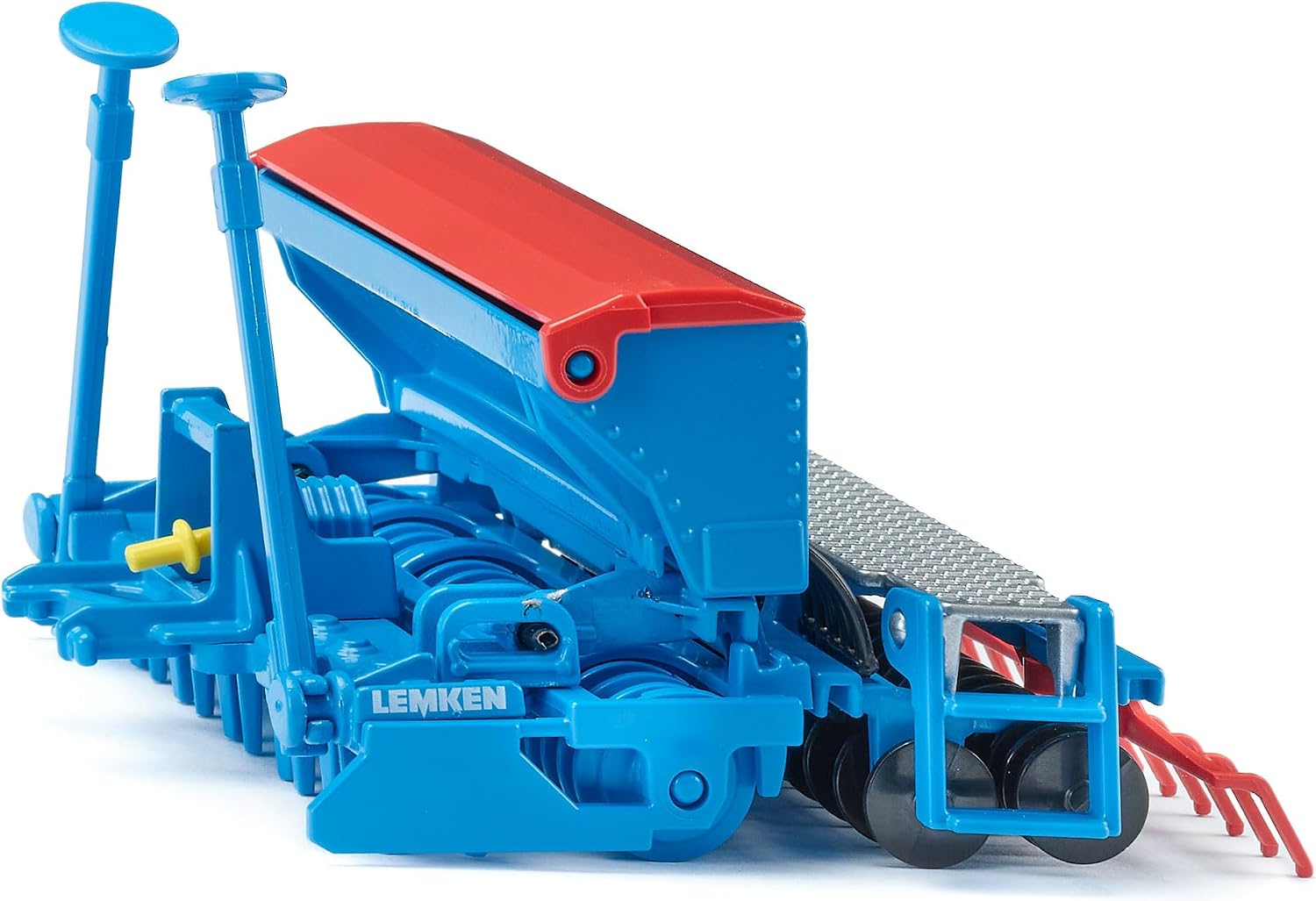 Detalle de SIKU 2278 Kombinacja siewnika Lemken, metalowo-plastikowy model zabawkowy