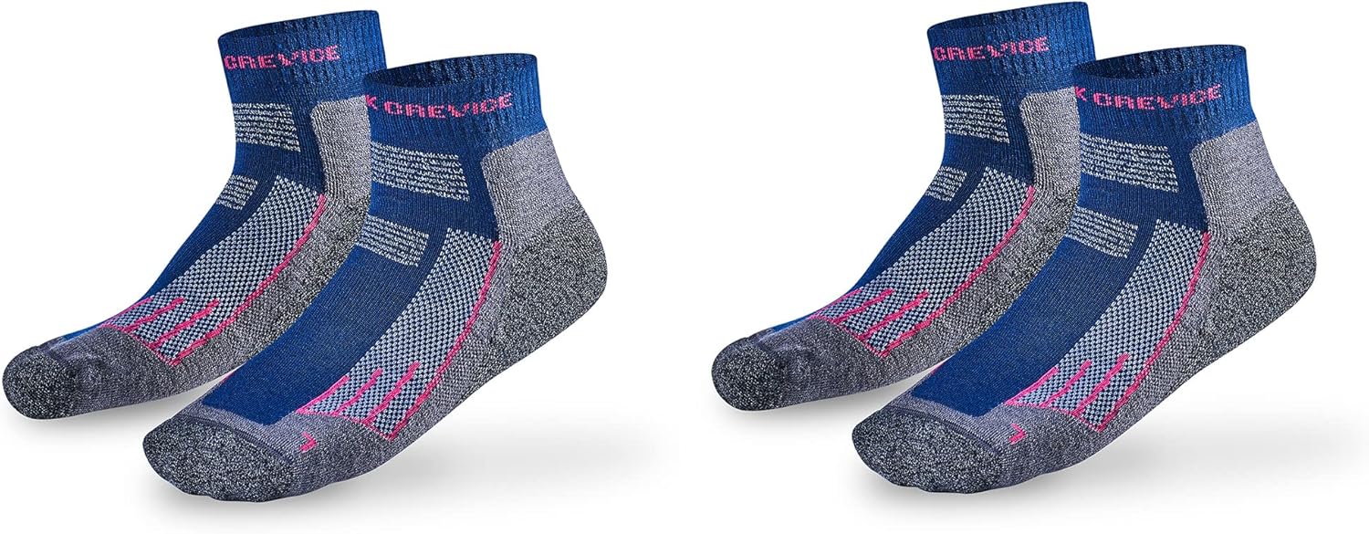 Detalle 2 de Black Crevice Merino Outdoorsokken — Chaussettes de randonnée en laine mérinos Mixte
