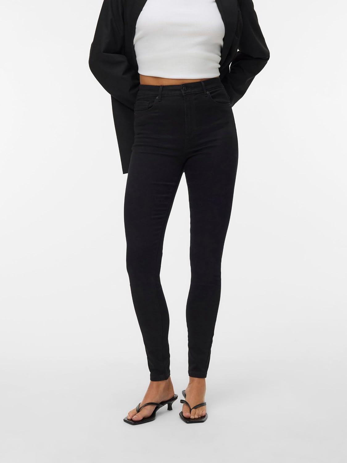 Detalle de VERO MODA VMSOPHIA – Jean Skinny Taille Haute