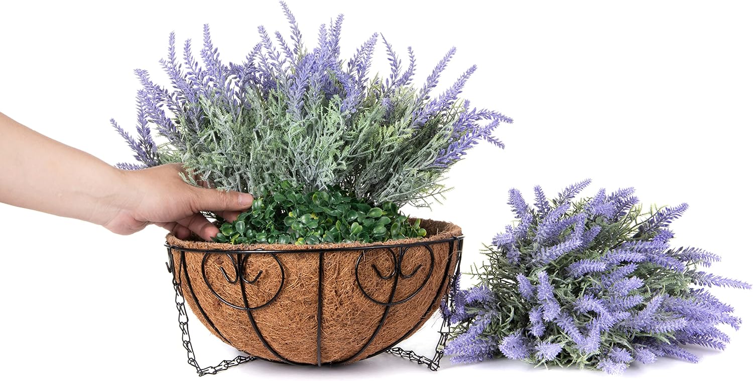 Thumbnail 4 de Ivydale Outdoor Hanging Artificial Pansies with UV-Resistant Silk Flowers (5-Color Mix)