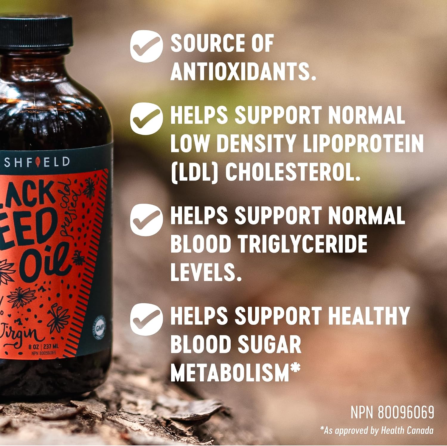 Thumbnail 1 de Freshfield Black Seed Oil Supplement, 8 oz