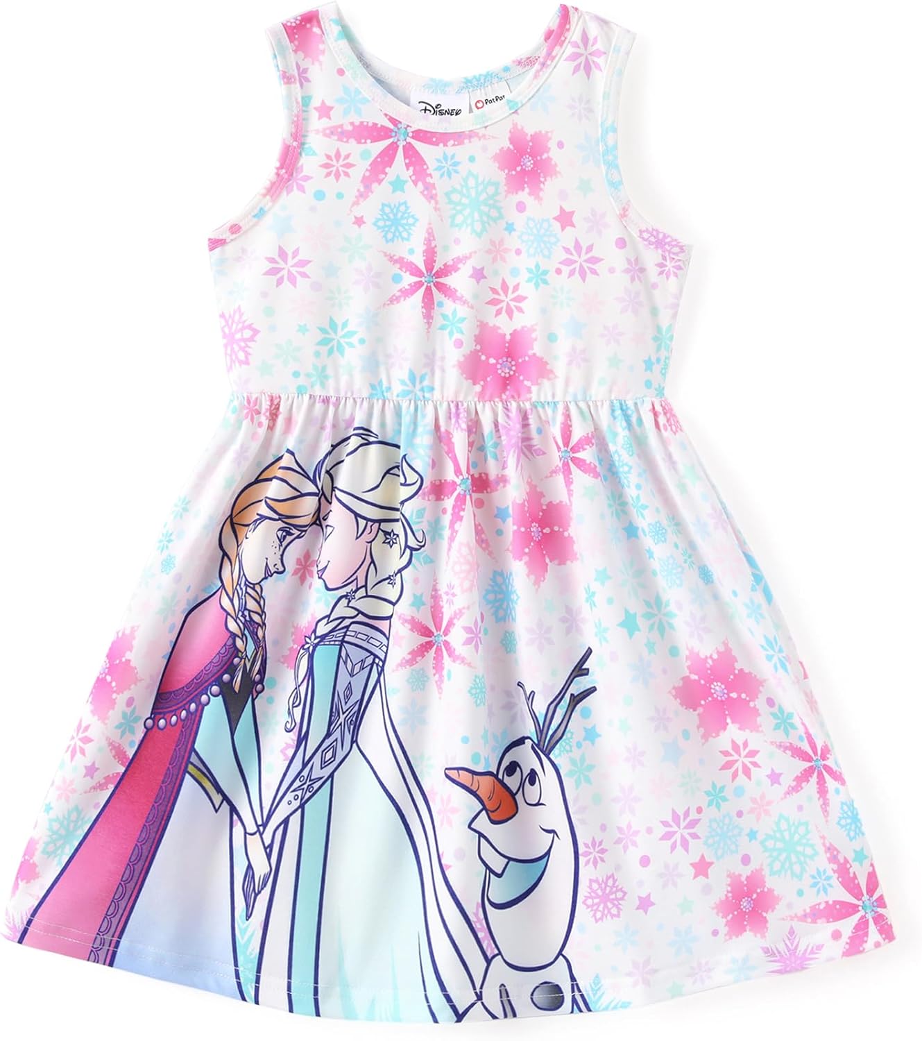 Thumbnail 6 de Disney Princess Multi-Character Dress for Girls: Sleeveless & Short Sleeve Summer Outfit