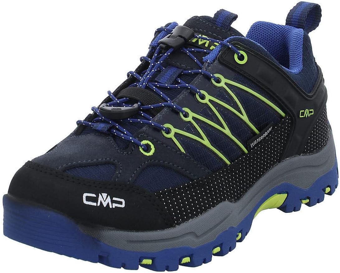 Detalle de CMP Kids Rigel Low Trekking Shoes Wp: Scarpe da trekking unisex per bambini e ragazzi in Blu Elettrico
