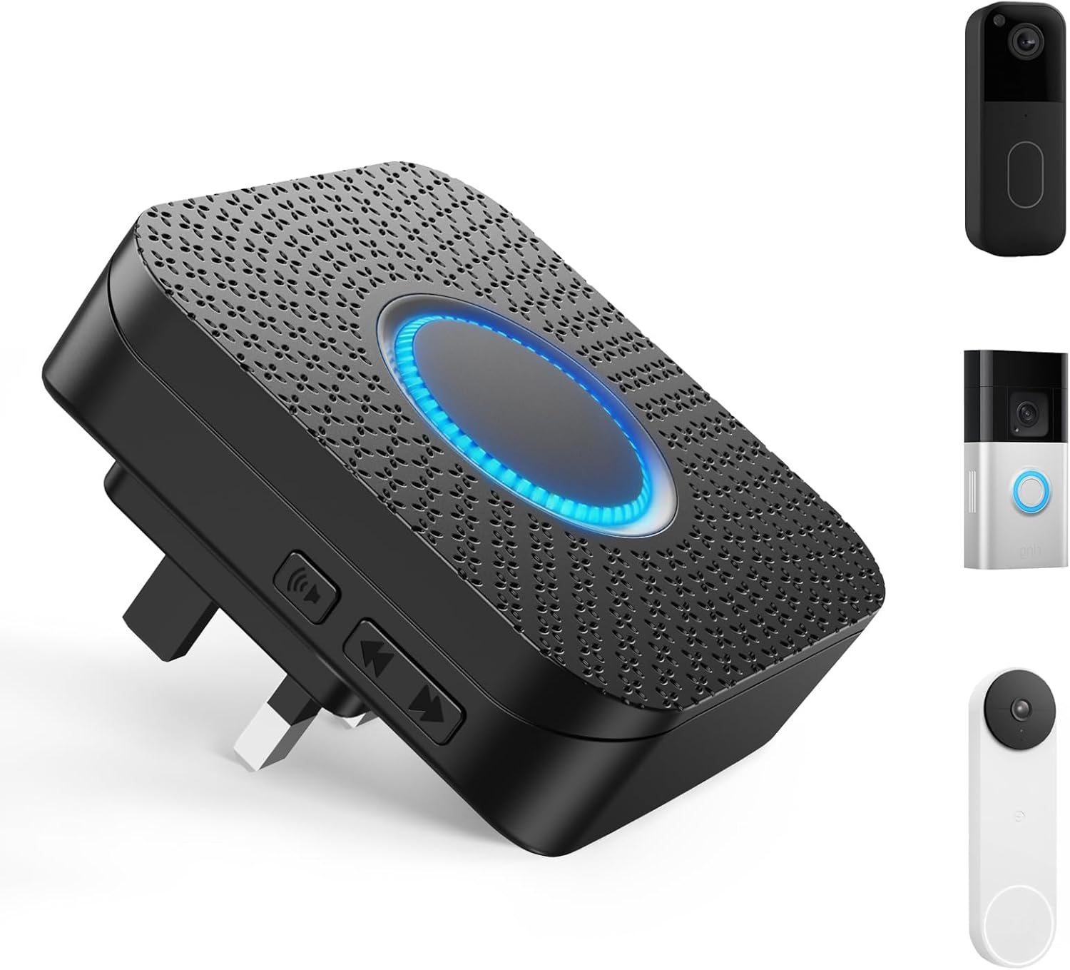 Detalle de Satisure 3 in 1 Smart Wireless Doorbell Chime 150–200m