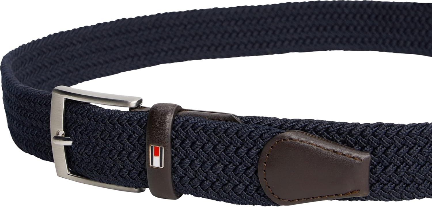 Thumbnail 2 de Tommy Hilfiger New Adan Belt : ceinture tressée homme 3,5 cm