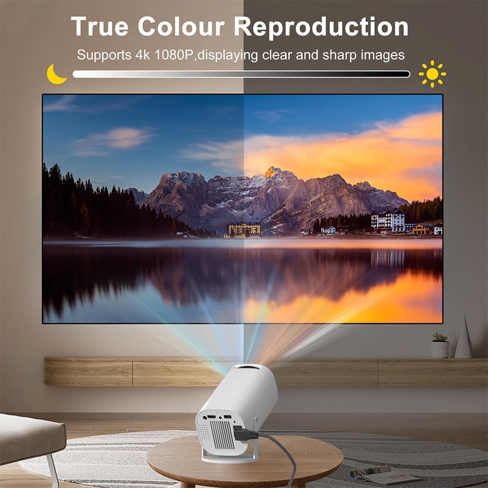 Thumbnail 5 de Mini Beamer – Smart Projektor Full HD 1080P mit WiFi 6, Bluetooth 5.2 und Android-TV