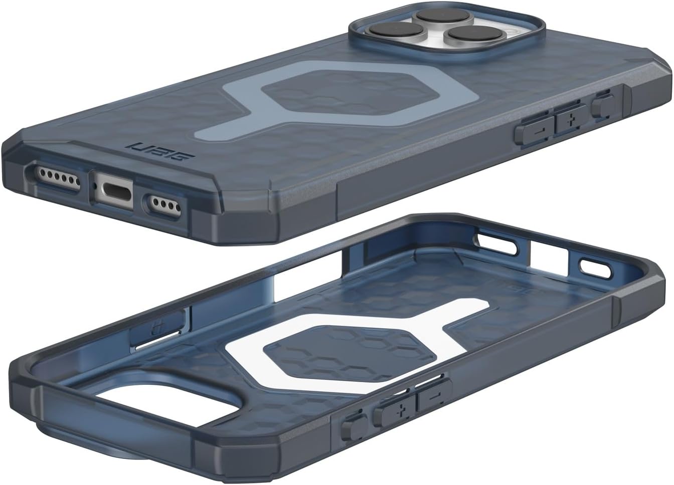 Detalle 2 de URBAN ARMOR GEAR UAG-IPH24LA-EMS-CB iPhone 16 Pro Max用耐衝撃ケース、MagSafe対応・クラウドブルー