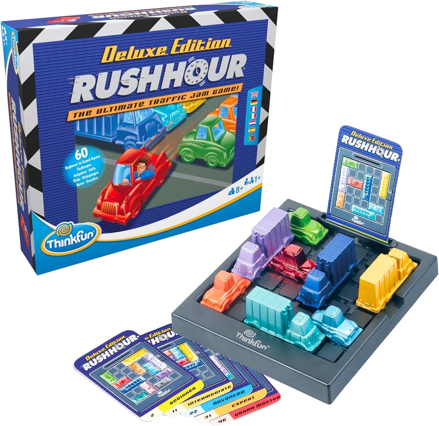 Detalle de Thinkfun Rush Hour Deluxe – Jeu de logique et casse-tête, édition Deluxe Ravensburger 76438