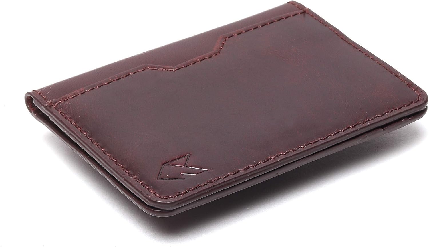 Detalle de FOXHACKLE Leather RFID Blocking Card Wallet – Slim Front Pocket Bifold
