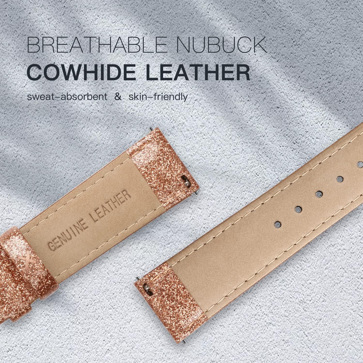 Thumbnail 4 de Tuocal Genuine Leather Strap for Galaxy Watch 43/47mm