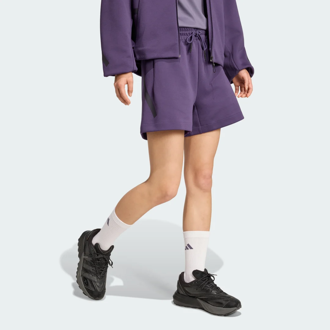 Detalle de adidas Z.N.E pantalón corto violeta