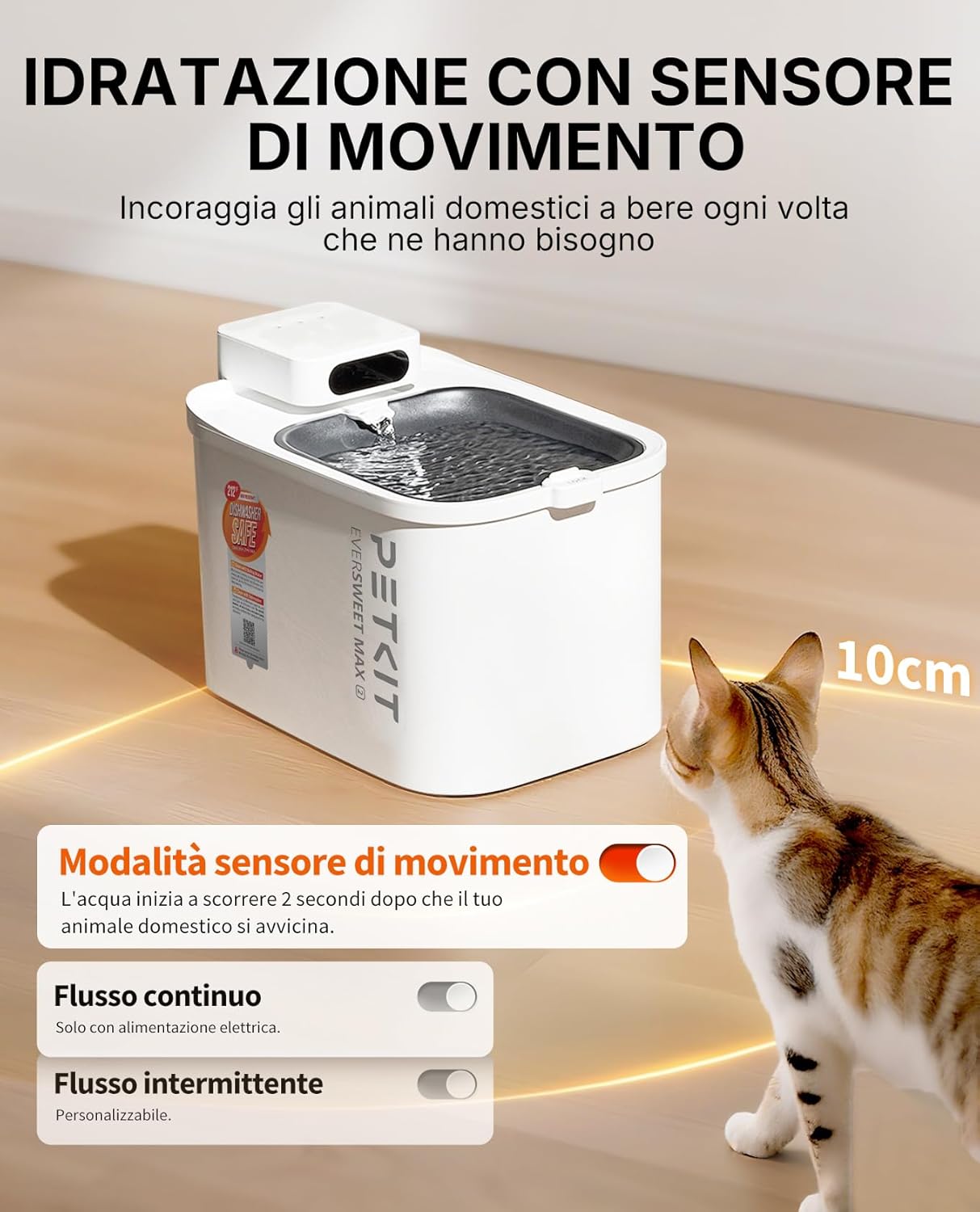 Detalle 2 de PETKIT EVERSWEET MAX 2 Fontanella per Gatti 3L