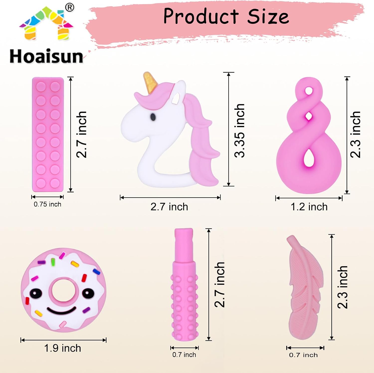 Thumbnail 3 de 6 Pack Sensory Chew Necklaces for Autism and Special Needs – UK Edition