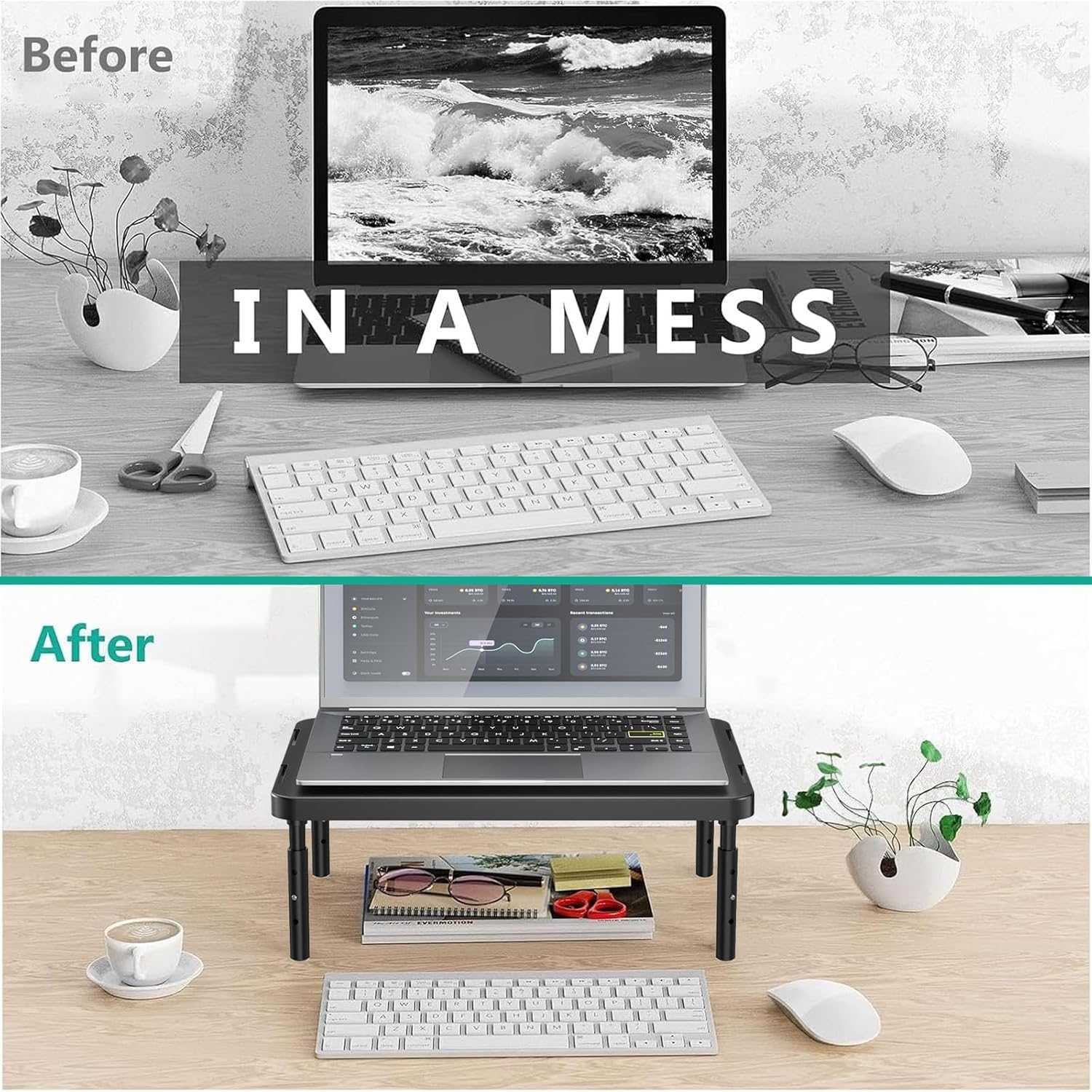 Thumbnail 6 de WALI PTT001-B Monitor Stand with Ventilation