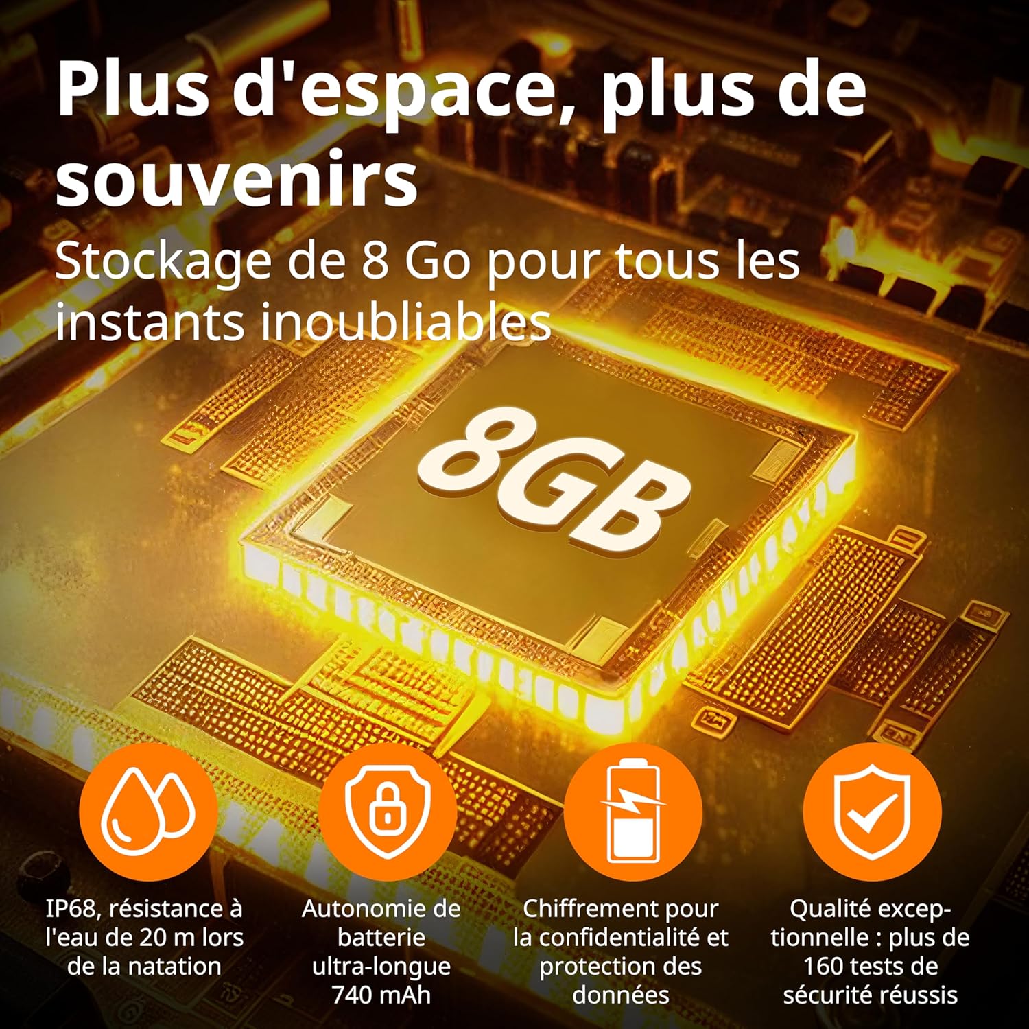 Thumbnail 4 de Montre enfant connectée imoo Z3 avec GPS, visiophonie HD bidirectionnelle et mode classe (rose)