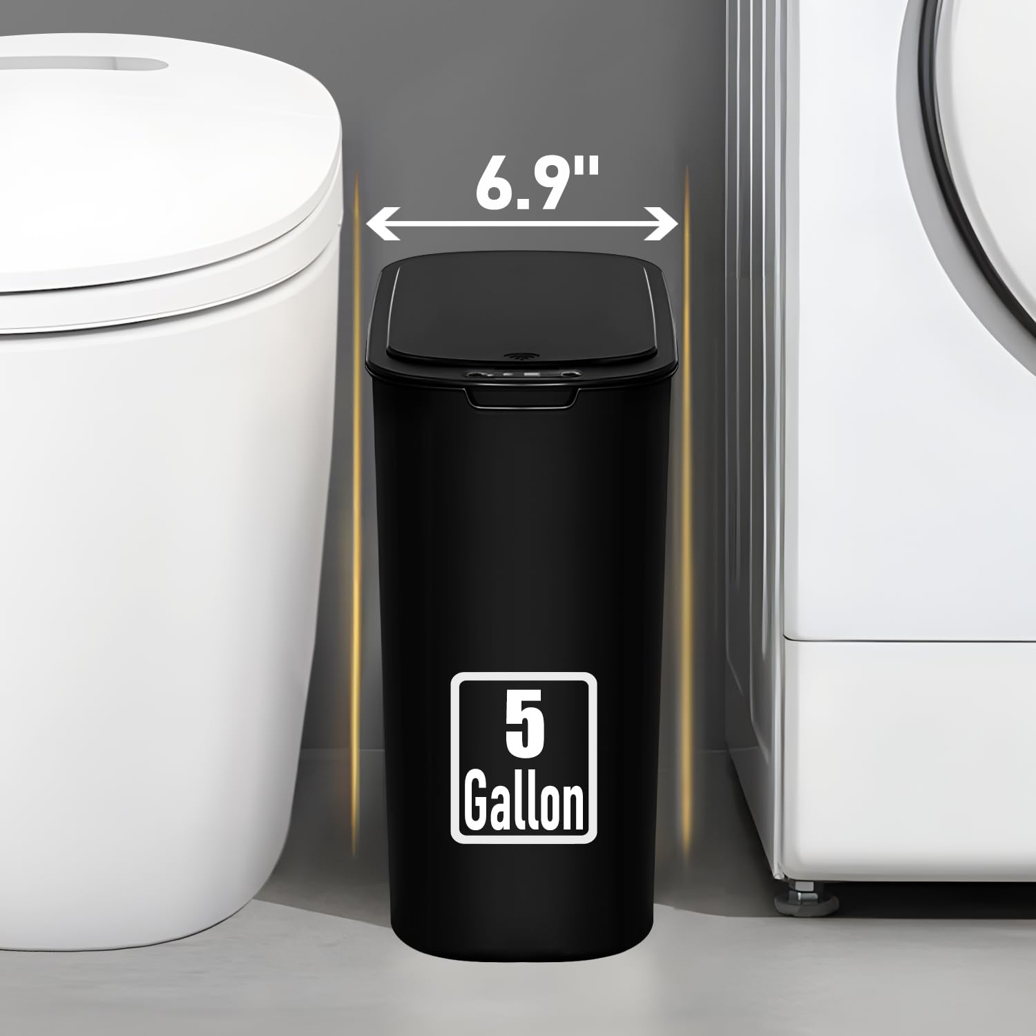 Thumbnail 5 de TIPGO 5-Gallon Motion Senor Trash Can ⚙