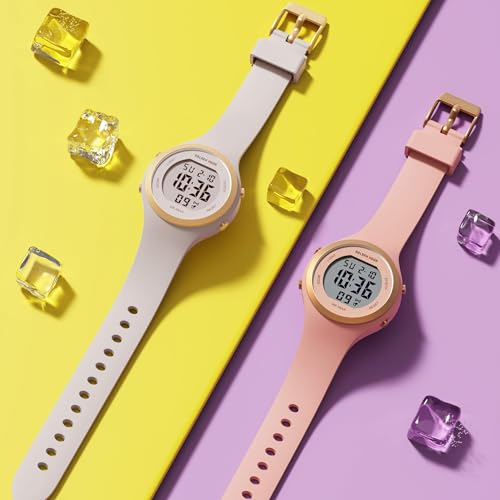 Thumbnail 6 de GOLDEN HOUR Digital Ladies Watch – 5ATM, Rose Gold with Luminous Display and Chronograph