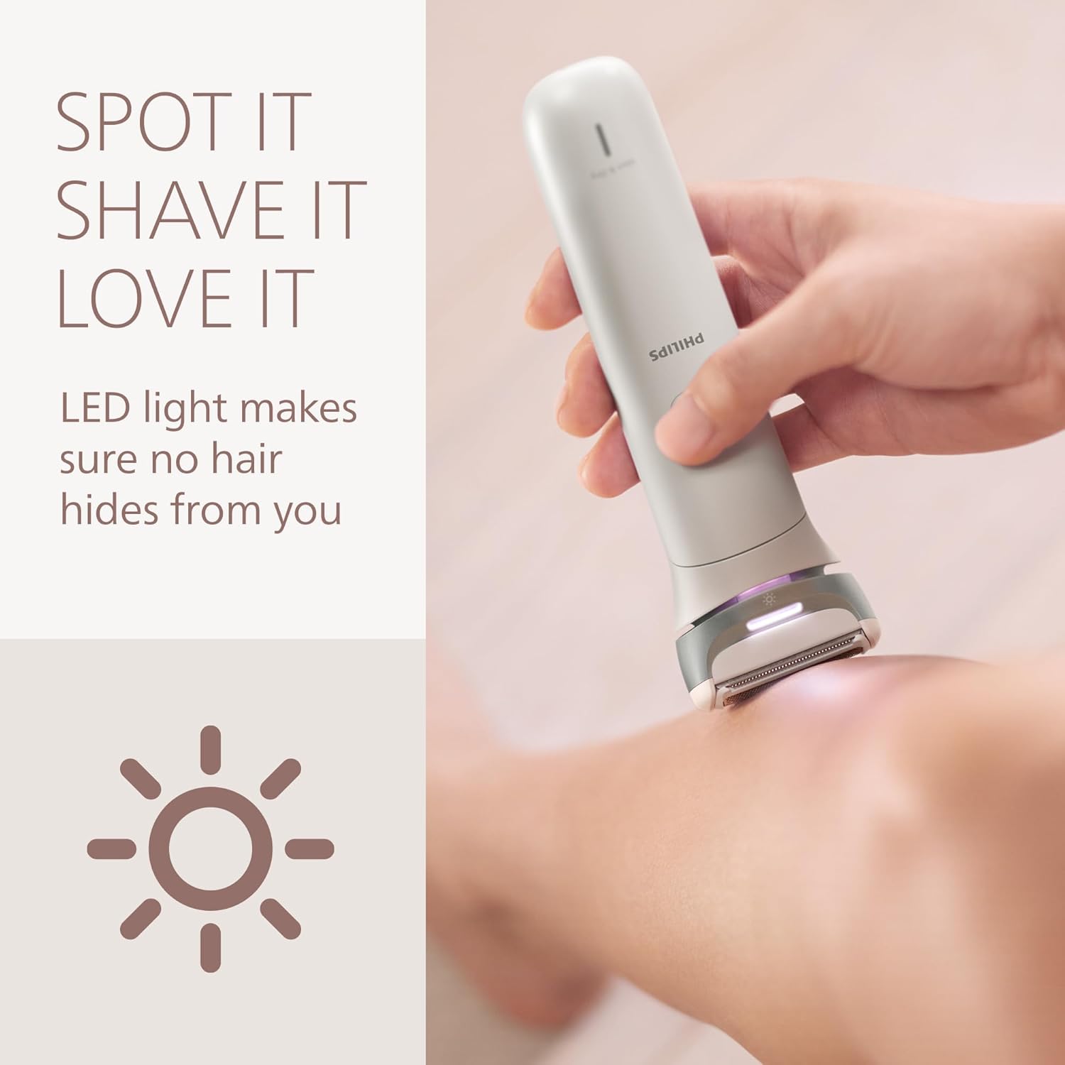 Detalle de Philips Lady Shaver Series 8000 (BRL159/00) – Cordless Wet & Dry Shaver Review