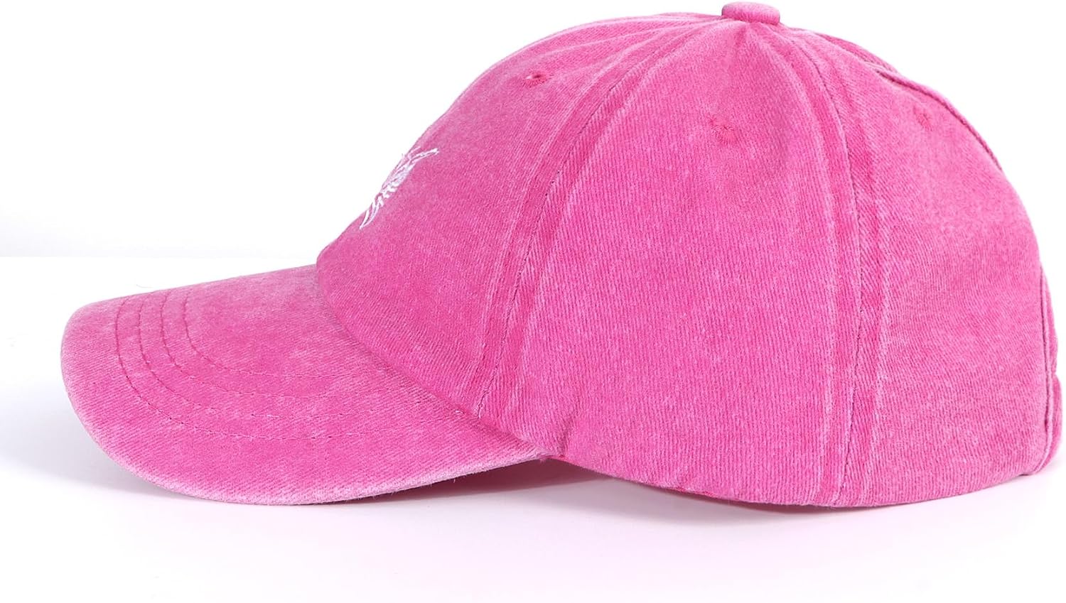 Thumbnail 2 de HeyCaps Women's Baseball Cap with Butterfly Embroidery and Ponytail Hole