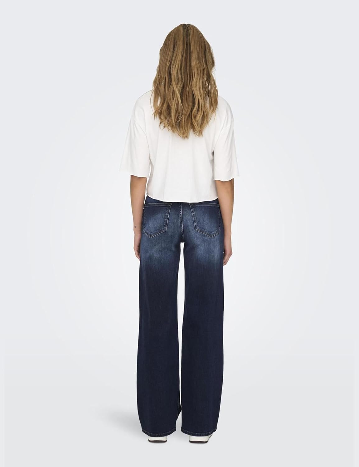 Thumbnail 4 de ONLY Wide Fit Jeans ONLMADISON vita alta gamba larga