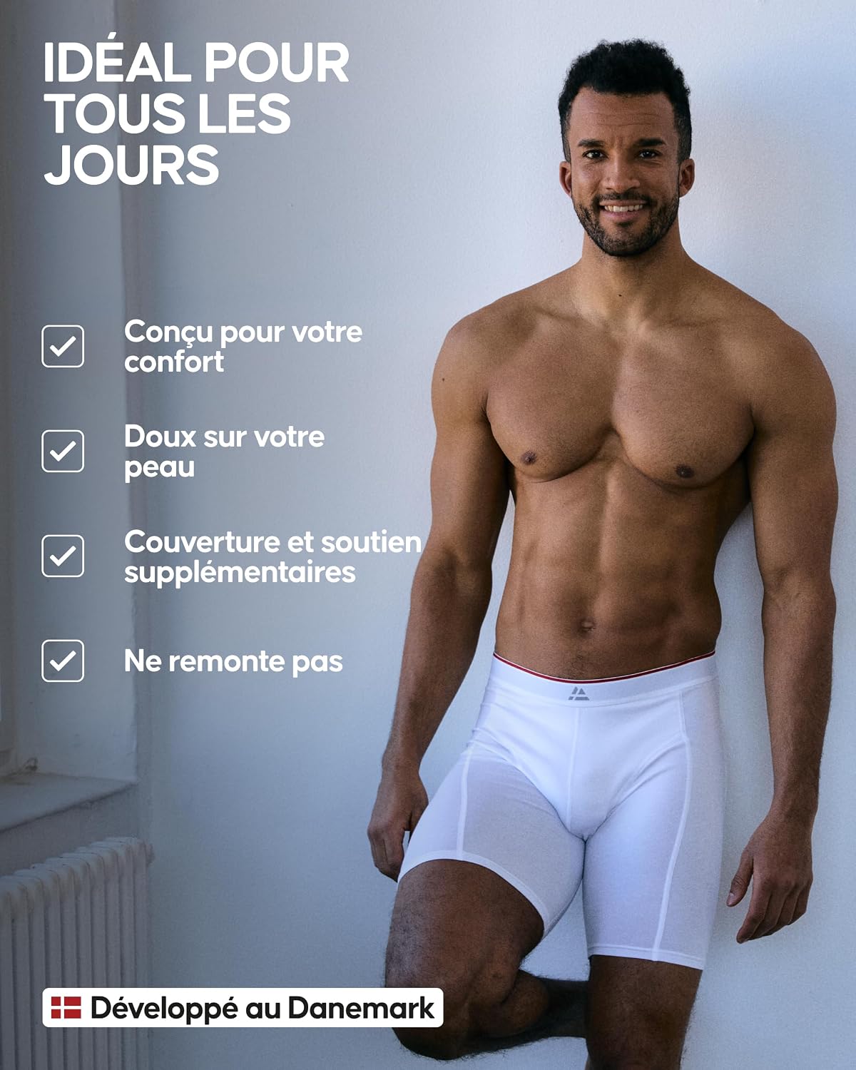 Thumbnail 6 de DANISH ENDURANCE caleçon bambou extra long – lot de 3