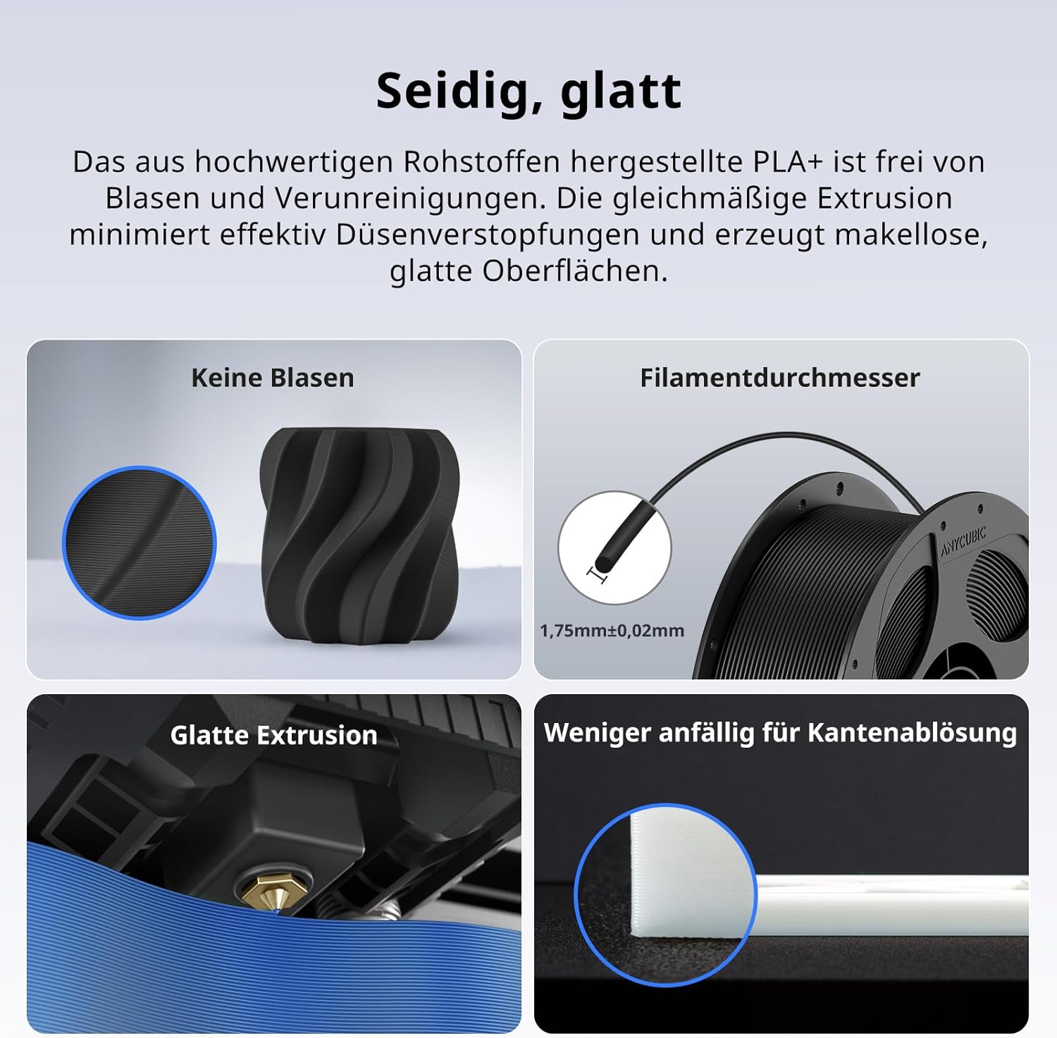 Thumbnail 2 de ANYCUBIC PLA+ Filament 1KG 1,75mm