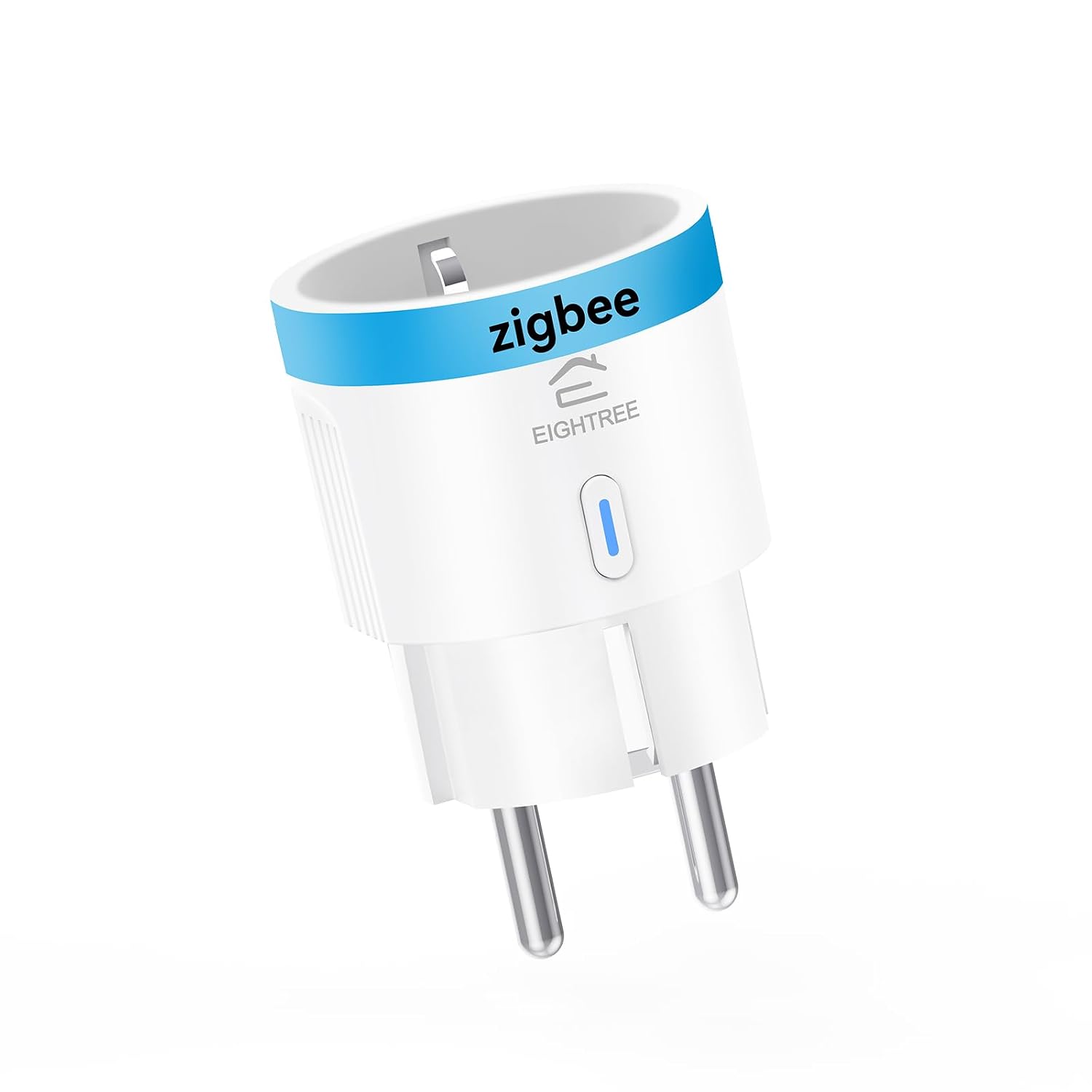 Detalle de EIGHTREE ET52 Zigbee-smartuttag med energimätning, 16 A och 3 680 W