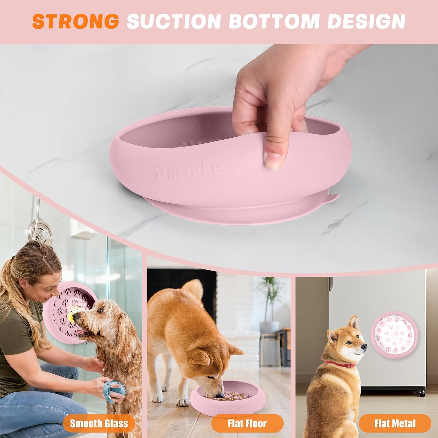 Thumbnail 6 de Bartuke Dog Lick Bowl: Slow Feeder Licking Mat for All Sizes