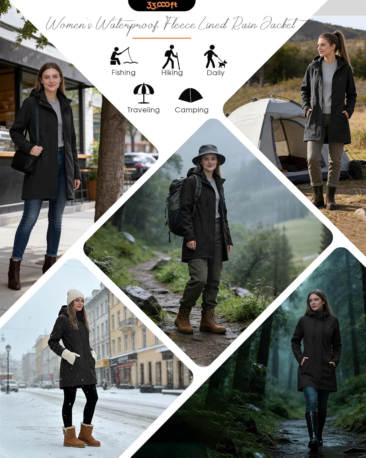 Thumbnail 1 de 33,000ft Women’s Softshell Jacket 8000MM