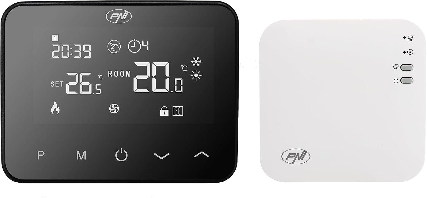 Detalle de PNI CT40 PRO (PNI-CT40) – bezprzewodowy termostat Wi-Fi z Tuya Smart