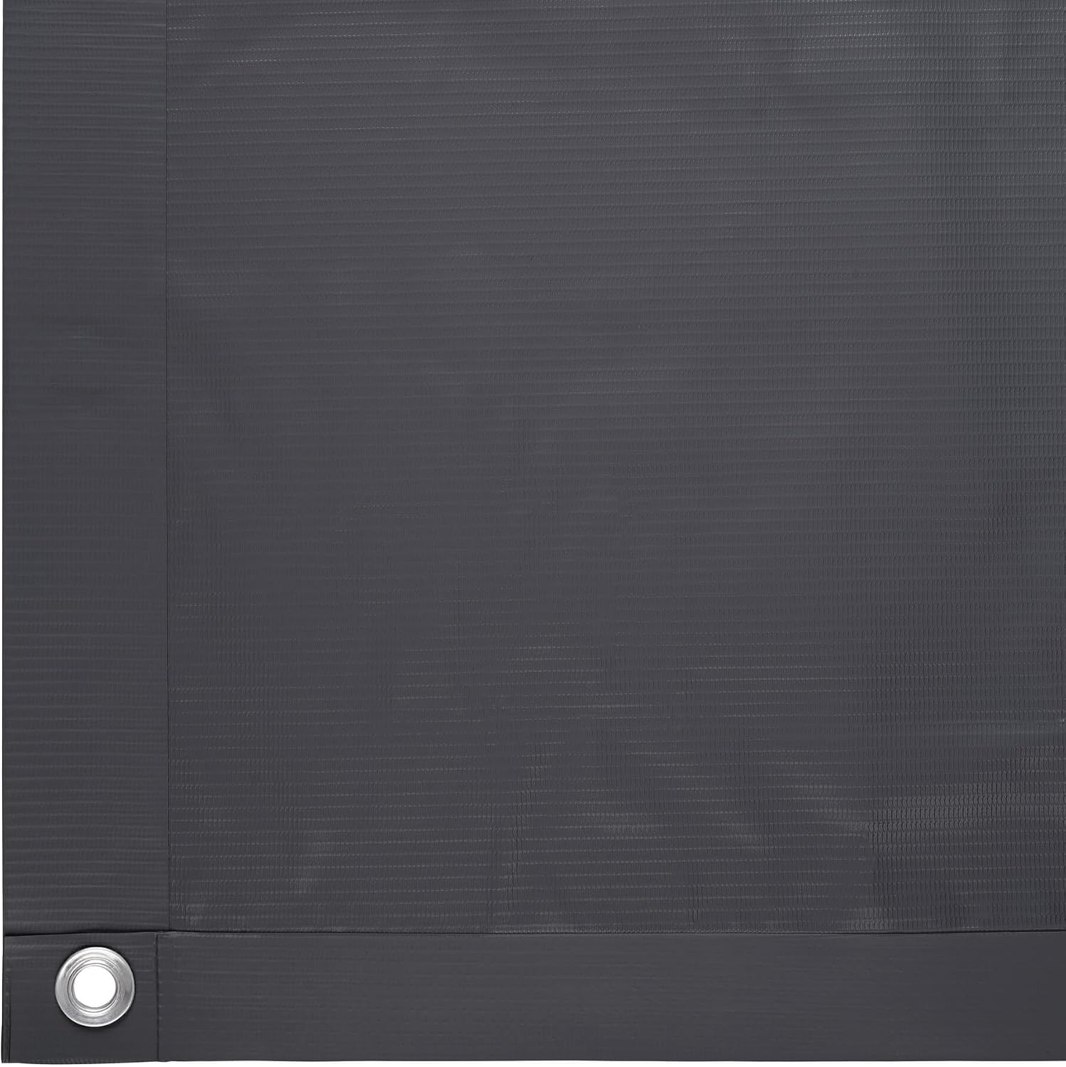 Detalle de tectake 800525 balkongskydd, 90 × 600 cm, svart insyns- och solskydd