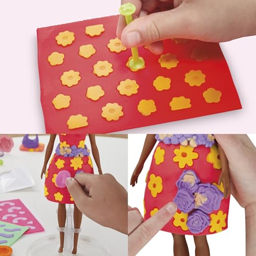 Detalle 2 de Play-Doh Barbie Pack Accesorios Flores y Rosas