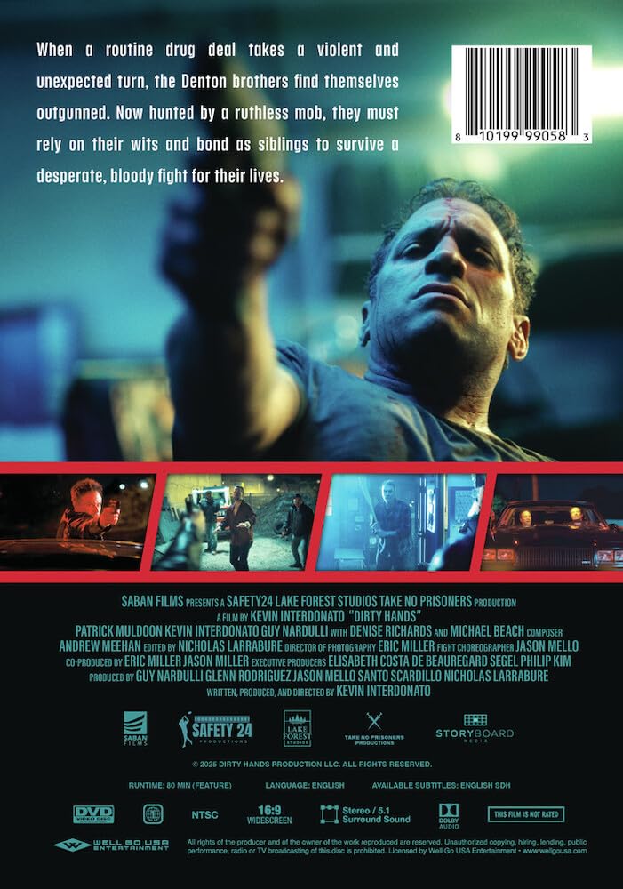 Detalle 2 de Dirty Hands DVD, a Chicago Crime Thriller Starring Denise Richards