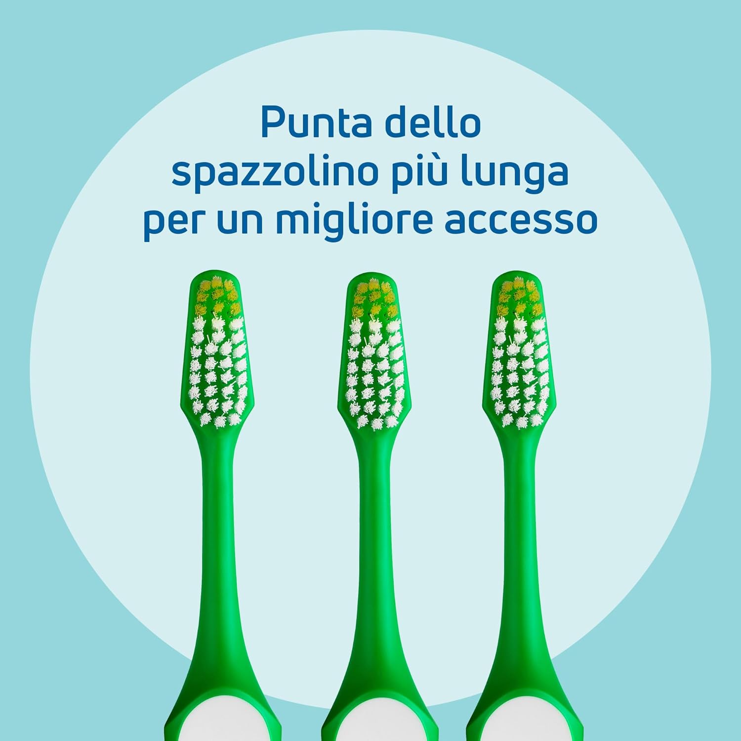 Detalle de TePe Nova Soft: spazzolino con punta allungata per denti posteriori, 3pz