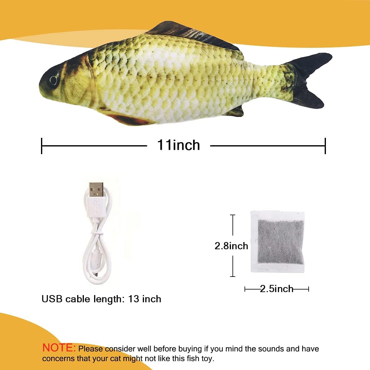 Detalle 2 de Nepfaivy Giocattolo Interattivo per Gatti Pesce 1 🔥📦🐟