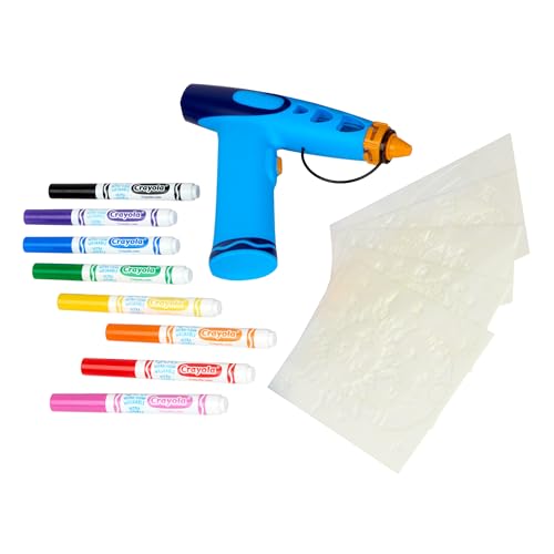 Detalle de Crayola Marker Airbrush Art Kit with 8 Washable Markers and 5 Stencils