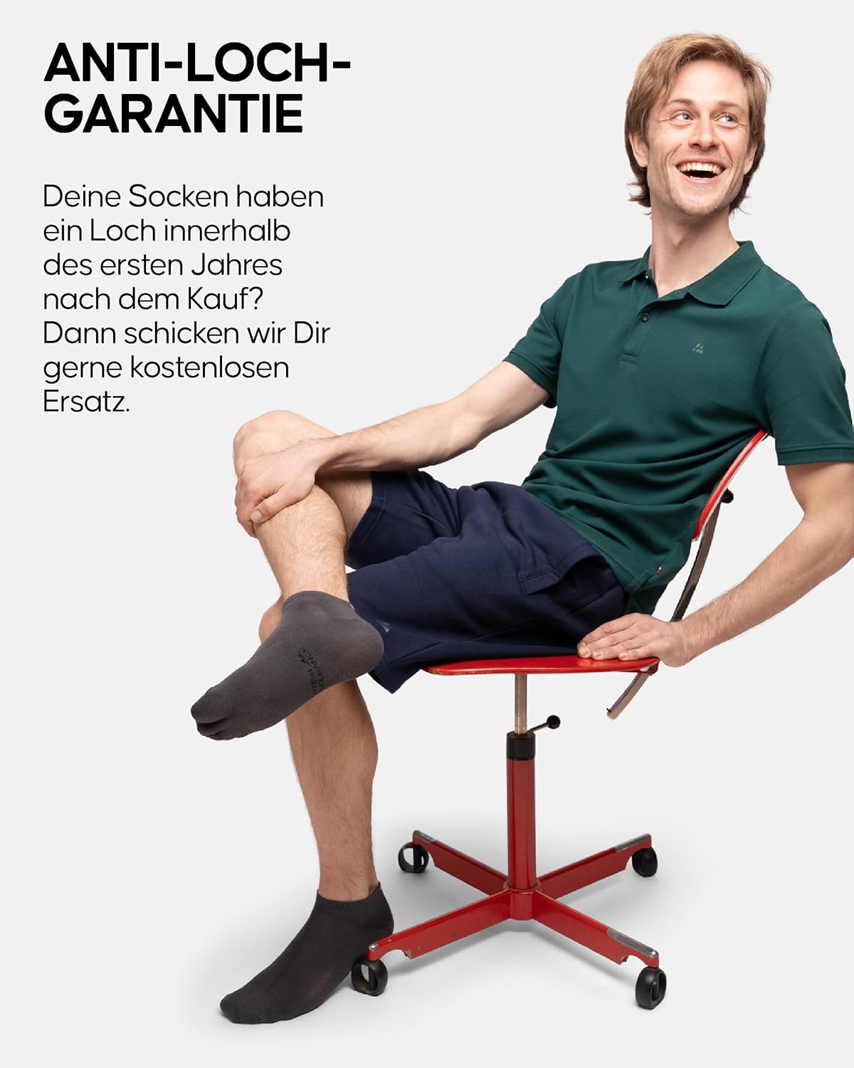 Thumbnail 3 de Danish Endurance Bambus-Sneaker-Socken 6 Paar