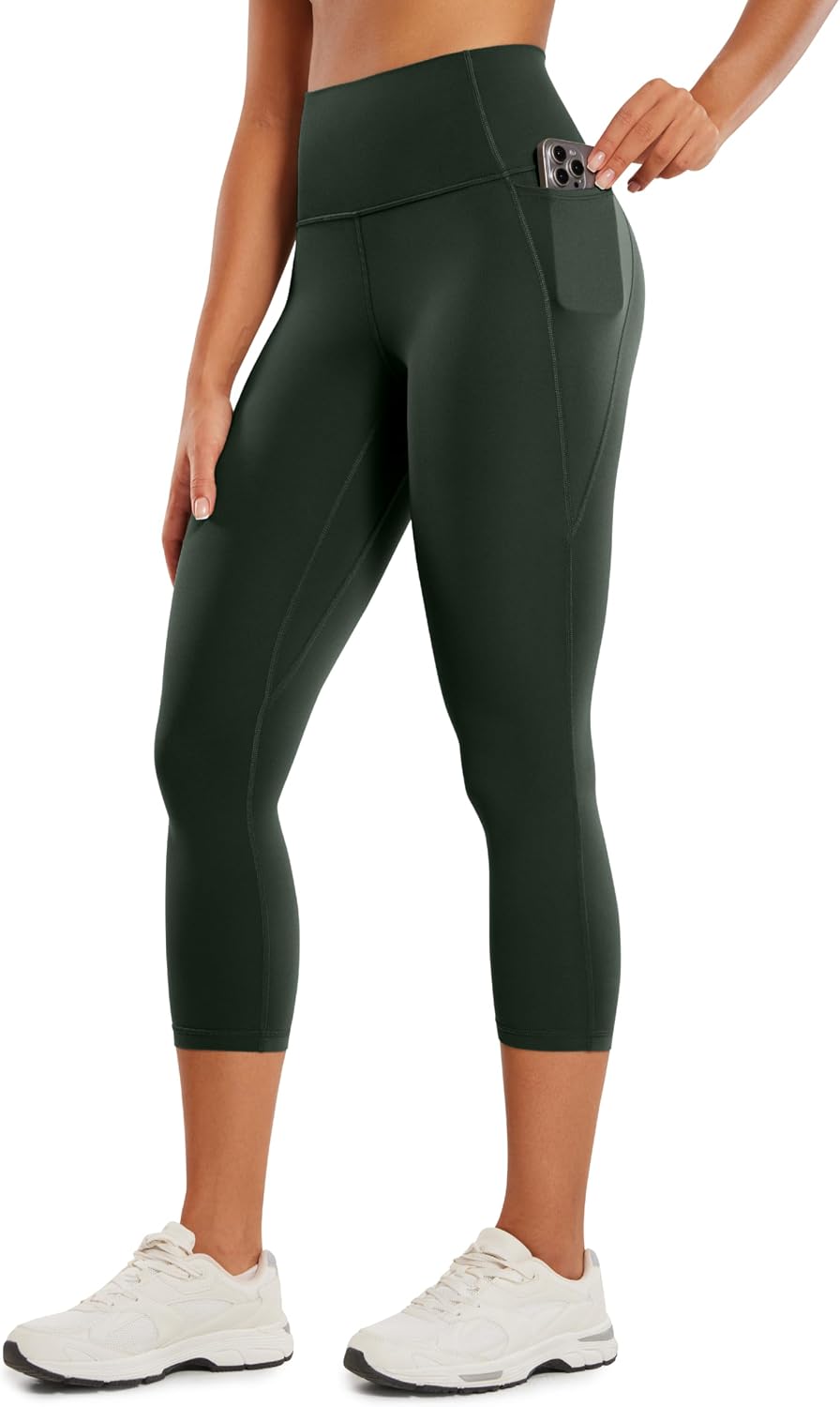Thumbnail 6 de CRZ YOGA Femmes Butterluxe : leggings capri taille haute avec poches (48 cm/53 cm)