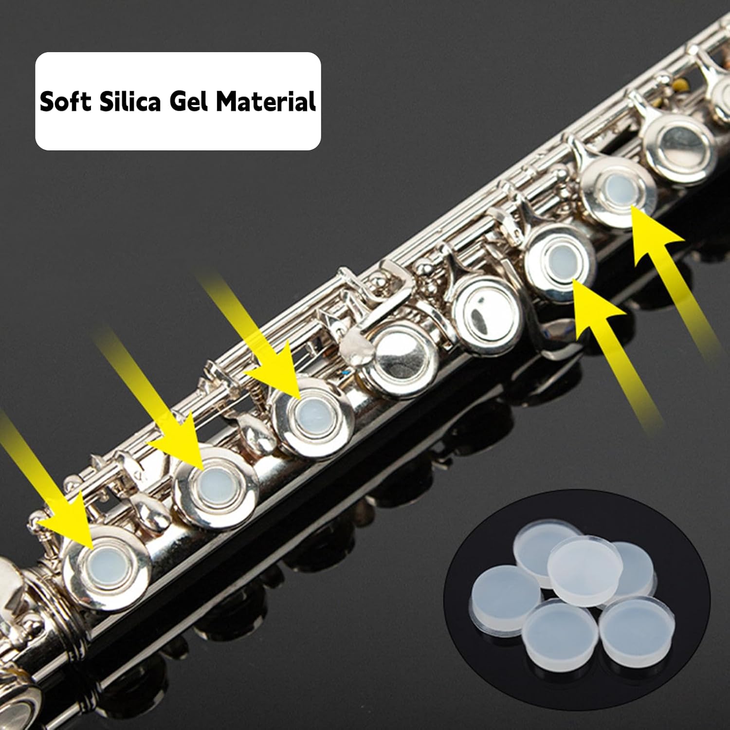 Thumbnail 2 de XMYCYuChen 20Pcs Flexible Silicone Flute Plugs – Reusable Hole Covers for Most Brands