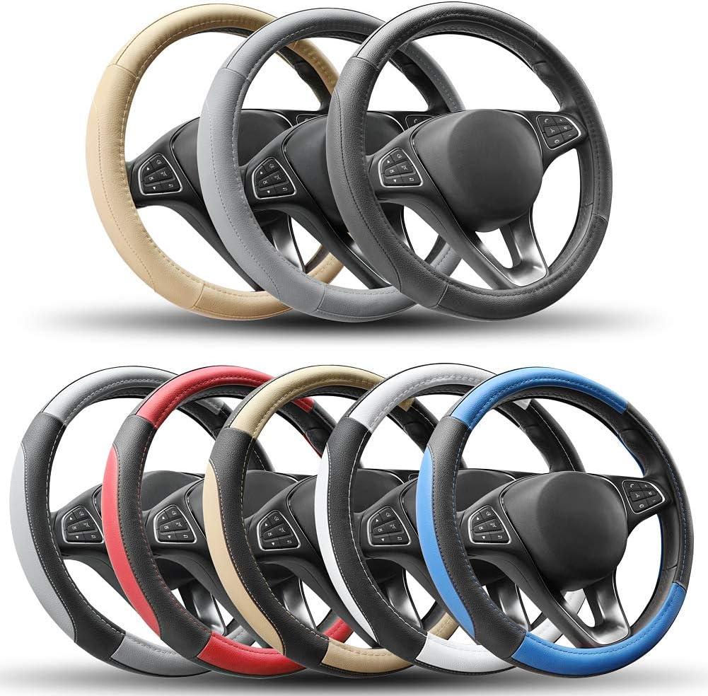 Thumbnail 5 de COFIT Coprivolante Auto Antiscivolo in Pelle Microfibra Universale 37–38 cm Nero