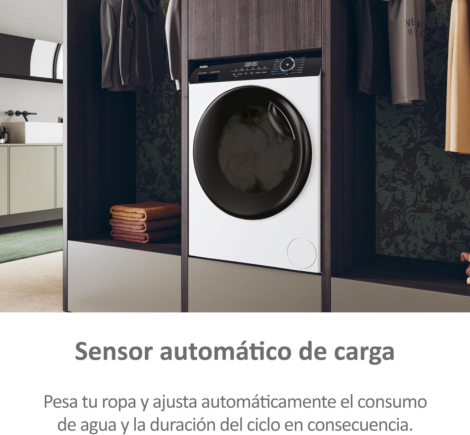 Thumbnail 4 de Haier I-Pro Series 3 HWD90-B14939-IB lavadora secadora 9+6 kg con 1400 rpm y vapor Refresh