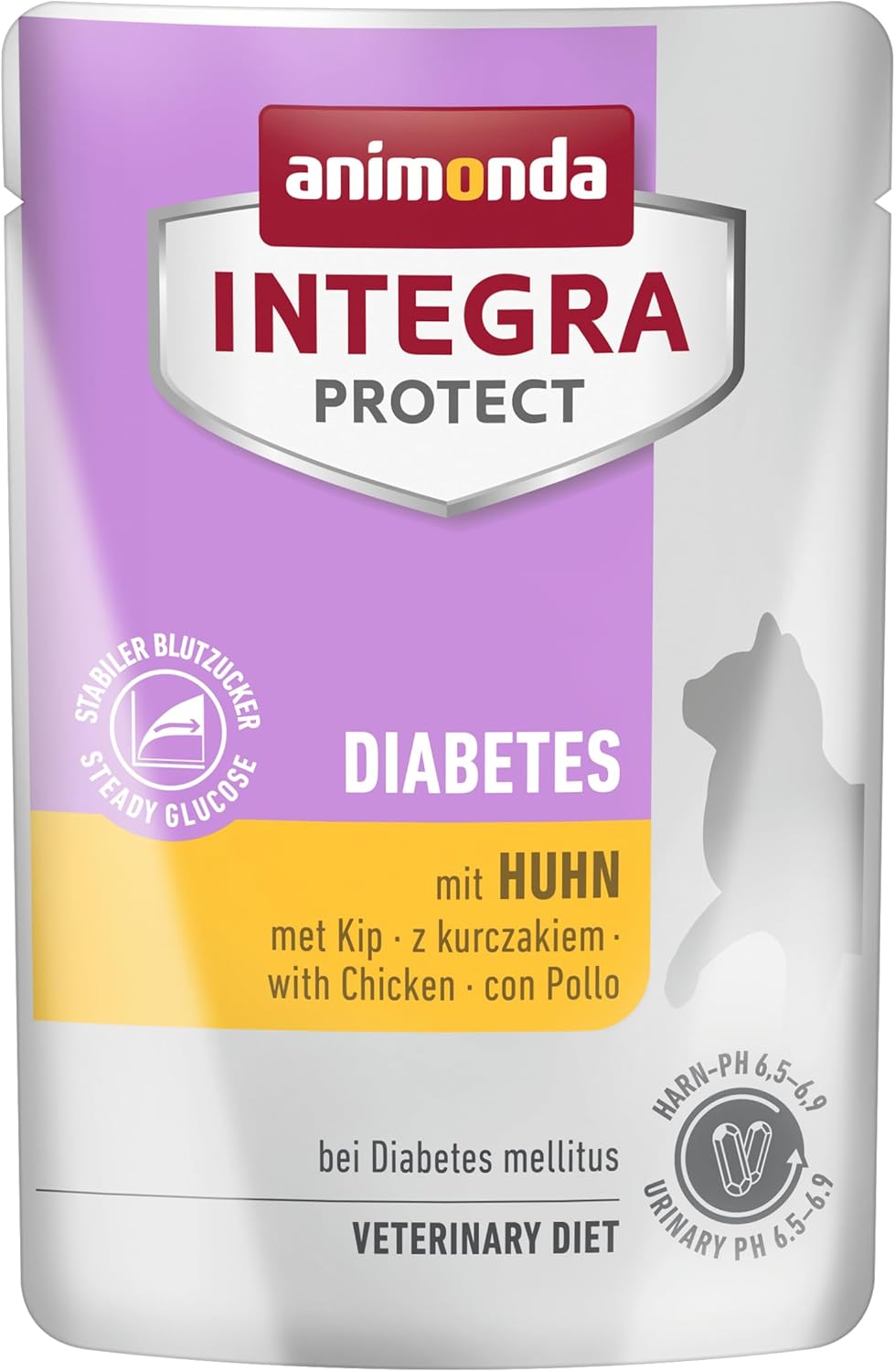 Detalle de animonda INTEGRA PROTECT Diabetes Nassfutter für Katzen mit Pute – Diätfutter vom Tierarzt empfohlen