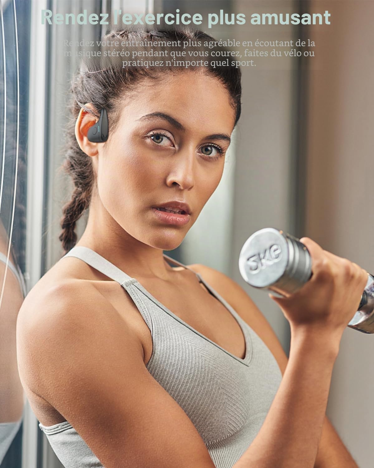 Thumbnail 6 de SANOTO Casque de conduction osseuse sans fil: léger, pliable et résistant à l’eau, idéal pour le sport