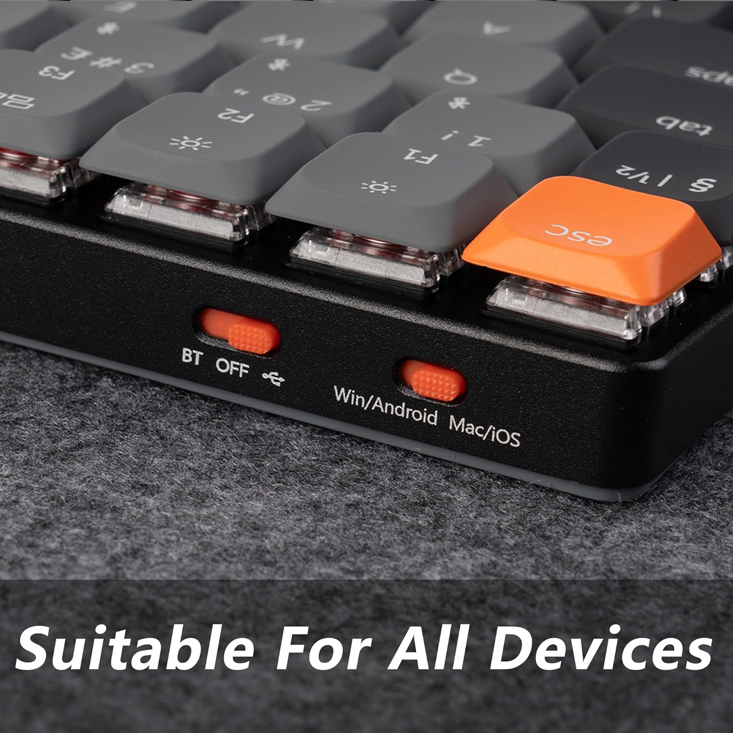 Thumbnail 5 de Keychron K3 QMK Ultra-Slim Wireless Keyboard (UK Layout) – Version 3